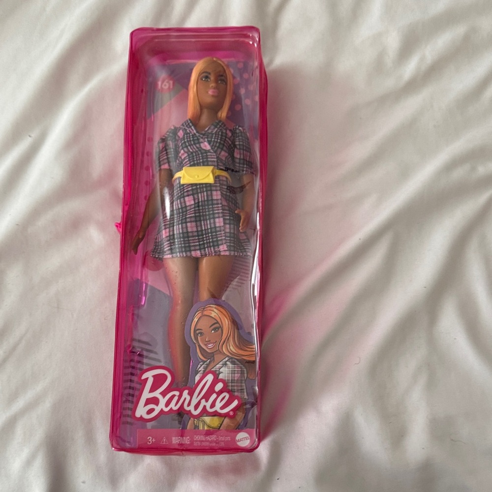 161  Barbie Fashionista in Pink Plaid Outfit